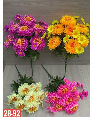 Искусственные цветы в упаковке 10шт Размер: 68см разный цвет