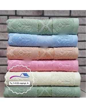 Махровое полотенца «жаккард размер 70х140 см В упаковке 6ШТ разные цвета Состав: 100% хлопок. Материал: Махра