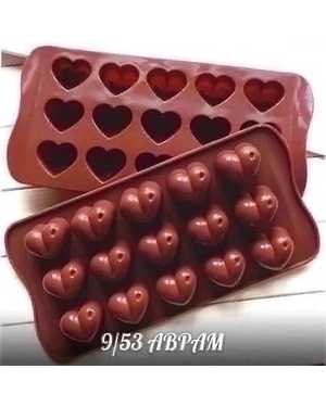 Силиконовая форма для шоколада «Сердечки»