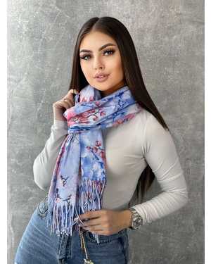 Женский шарф. Размер 75-180см состав 50% шерсть 25% вискоза 25% кашемир
