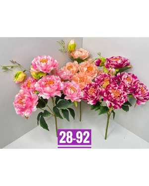 Искусственные цветы в упаковке 10шт Размер: 50см разный цвет
