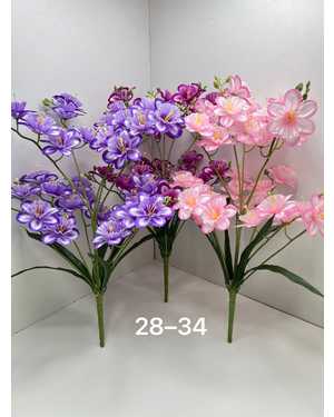 Искусственно цветы в упаковке 20 штук разные цвета Размер 60см