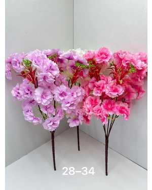 Искусственные цветы в упаковке 30 штук разные цвет Размер 47см