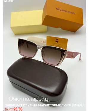 Очки женские полароид КОМПЛЕКС : очки + коробка + фуляр + салфетки + мешок трикотаж