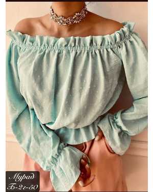 Женская блузка. Ткань манго