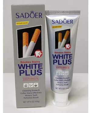 отбеливающая паста зубная от SADOER white plus 100 g