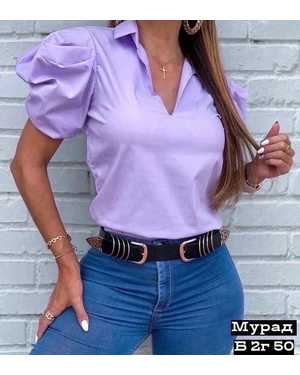 Женская блузка. Ткань полоска софт