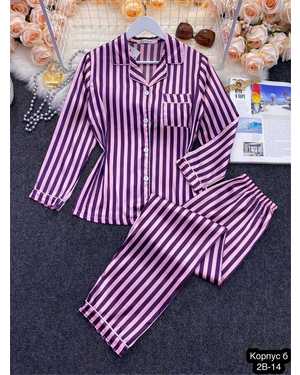 Женская пижама Ткань шелк (ВОЗМОЖНО ЗАМЕНА ЦВЕТА)