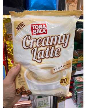 Koffee TORA BIKA Creamy Latte в упаковке 20 шт