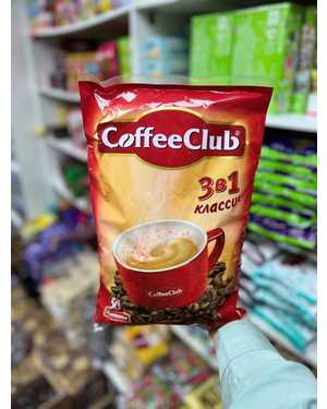 Кофейные напитки Coffee Club 3в1 В упаковке 50шт