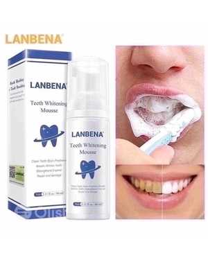 Отбеливающий мусс Teeth Whitening Mousse от Lanbena 60мл
