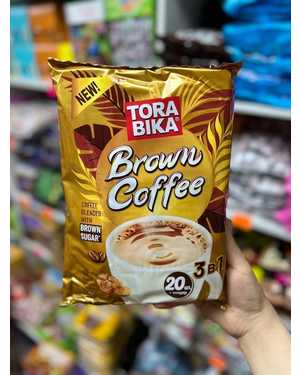 Кофейный растворимый напиток 3 в 1 Torabika BROWN COFFEE в упаковке 20шт по 25гр