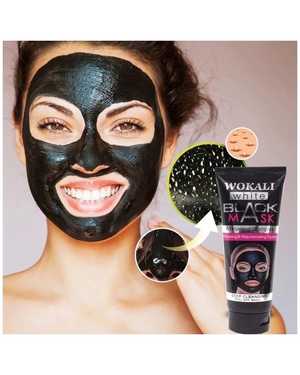 Черная маска для лица Wokali Black Mask White 130g