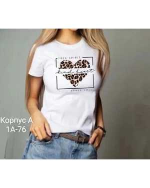 Женская Футболка Ткань хлопок 95%cotton 5%polyester