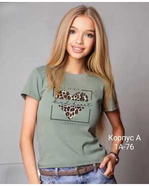 Женская Футболка Ткань хлопок 95%cotton 5%polyester