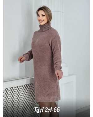 Женская туника. Ткань велюр 80% cashmere, 20% wool