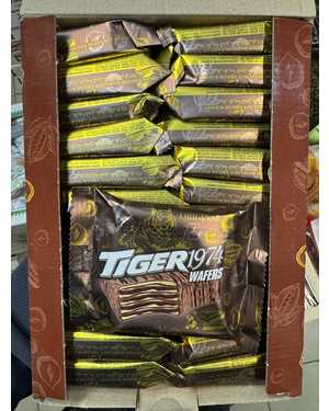 Вафли в шоколаде с начинкой Tiger Турция В коробке 20г 24шт
