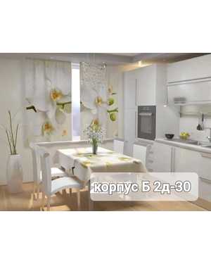 Шторы 3д на кухню ткань габардин. Ширина: 1,5м +1,5м=3м Высота: 1,7м
