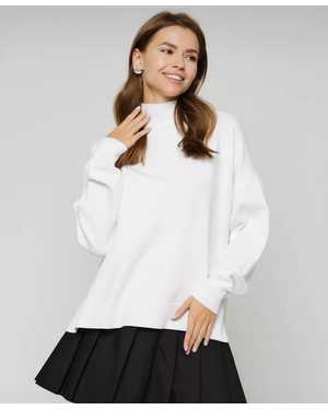 СВИТЕР ТКАНЬ 48% CASHMERE, 29% WOOL, 18% COTTON, 5% ELASTANE