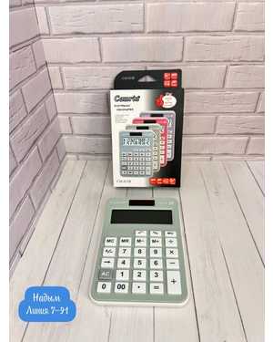 Калькулятор Camrin CM-855B 12 разрядов 2 питания 14*10,5*2 ассорти DC-443