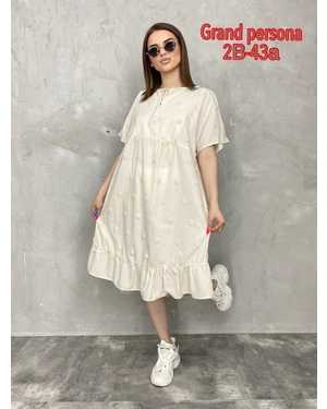 Женское платье. кань: Штапель (хлопок) Размер: 3XL(52-54),4XL(54-56),5XL(56-58),6XL(58-60)