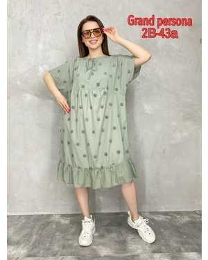 Женское платье. кань: Штапель (хлопок) Размер: 3XL(52-54),4XL(54-56),5XL(56-58),6XL(58-60)