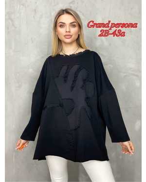 Женская кофта. Ткань : Трикотаж, хлопок Размер: 3XL(52-54-56),4XL(56-58-60),5XL(60-62-64)