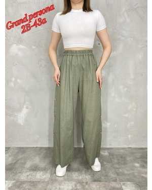 Женские штаны. Ткань: лен Размер: 52-54(3xl),54-56(4xl),56-58(5xl), 58-60(6xl)
