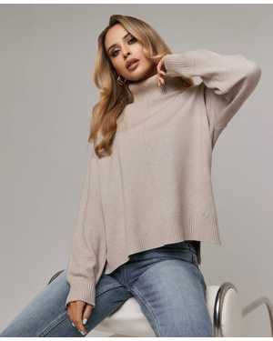 СВИТЕР ТКАНЬ 48% CASHMERE, 29% WOOL, 18% COTTON, 5% ELASTANE