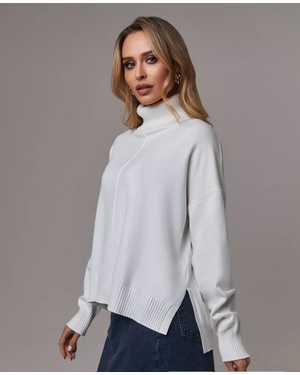 СВИТЕР ТКАНЬ 48% CASHMERE, 29% WOOL, 18% COTTON, 5% ELASTANE