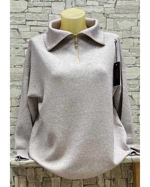 СВИТЕР ТКАНЬ 70% COTTON, 20% CASHMERE, 10% ELASTANE