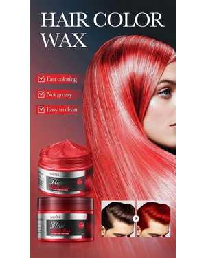 Глина для окрашивания волос 120 г SADOER Styling Natural Volume Wax Hair Wax