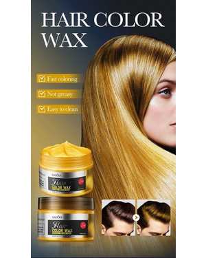 Глина для окрашивания волос 120 г SADOER Styling Natural Volume Wax Hair Wax