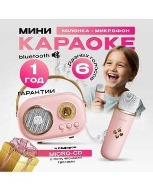 караоке система микрофон и беспроводная колонка