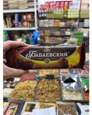 Бабаевский Тёмный Шоколад со вкусом ТРЮФЕЛЬ с апельсином 170гр