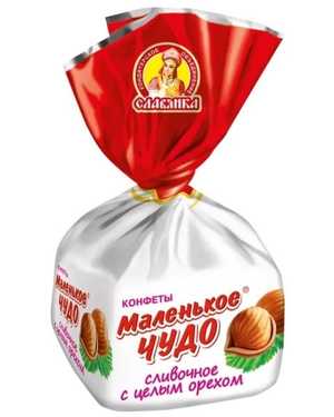 Конфеты Чудо Сливочное с орехом 1кг