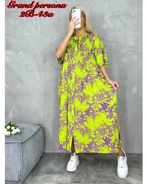 Женское платье. Ткань: штапель Размер: 3XL(52-54),4XL(54-56)