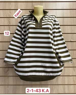 КОФТА БОЛЬШЕМЕРЯТ ТКАНЬ 95% COTTON, 5% ELASTANE