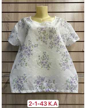 ФУТБОЛКА БОЛЬШЕМЕРЯТ ТКАНЬ 65% COTTON, 35% POLYESTER