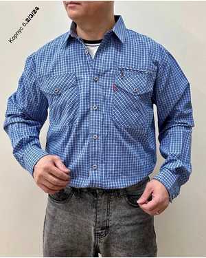 РУБАШКА БОЛЬШЕМЕРЯТ ТКАНЬ 100% COTTON