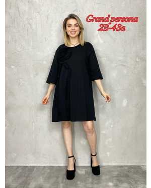 Женское платье. Ткань : Трикотаж, хлопок Размер : 3XL(50-52),4XL(54-56),5XL(58-60),6XL(62-64)