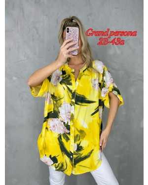 Женская рубашка. Ткань : Штапель ️размер 3XL(52-54),4XL(54-56),5XL(56-58) 6XL(58-60),7XL(60-62)