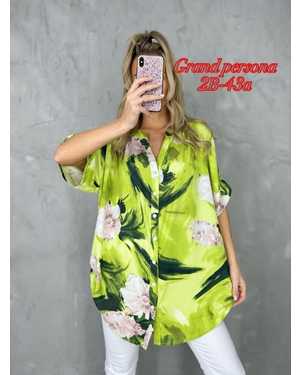 Женская рубашка. Ткань : Штапель ️размер 3XL(52-54),4XL(54-56),5XL(56-58) 6XL(58-60),7XL(60-62)