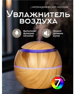 Миниатюрный увлажнитель воздуха для дома с функцией ароматизации