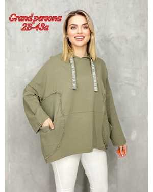 Женская кофта. Ткань : Трикотаж, хлопок Размер: 3XL(52-54-56),4XL(56-58-60),5XL(60-62-64),6XL(64-66-68)