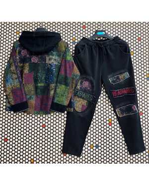 ЖЕНСКИЙ КОСТЮМ ТКАНЬ 95% СОТОН + 5% POLYESTER