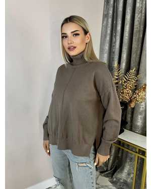 СВИТЕР ТКАНЬ 48% CASHMERE, 29% WOOL, 18% COTTON, 5% ELASTANE