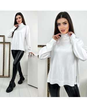СВИТЕР ТКАНЬ 48% CASHMERE, 29% WOOL, 18% COTTON, 5% ELASTANE
