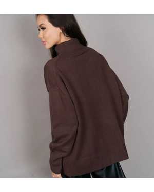 СВИТЕР ТКАНЬ 48% CASHMERE, 29% WOOL, 18% COTTON, 5% ELASTANE