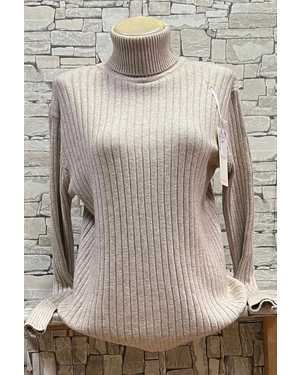 ВОДОЛАЗКА ТКАНЬ 48% CASHMERE, 29% WOOL, 18% COTTON, 5% ELASTANE